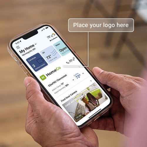 Pro-IQ Engage - logo on the phone