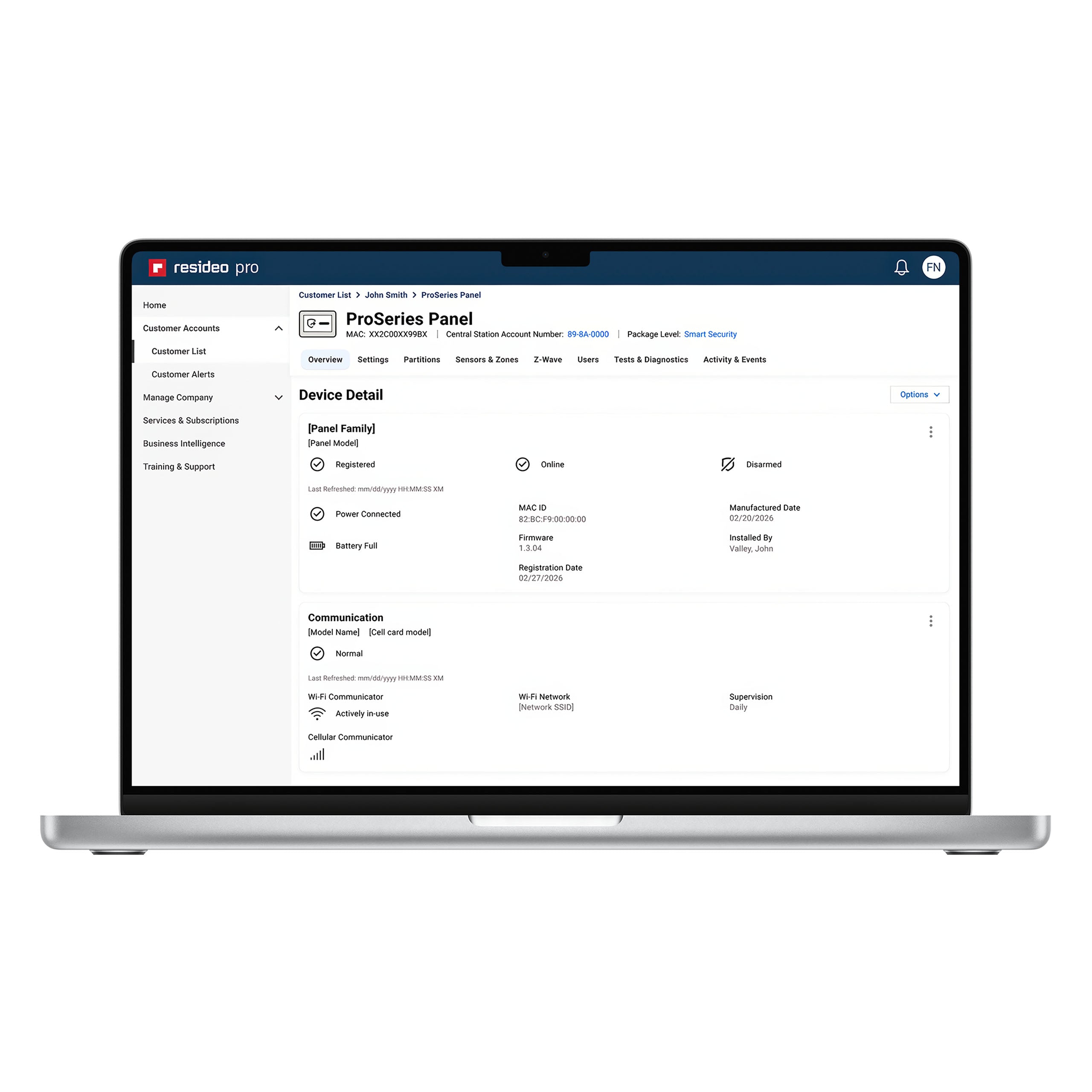 Pro-IQ-Security - Device Detail (Laptop) -Front